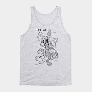 EASTER BUNNY ANATOMY - LINES Tank Top